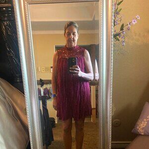 Maroon Altar'd State Dress